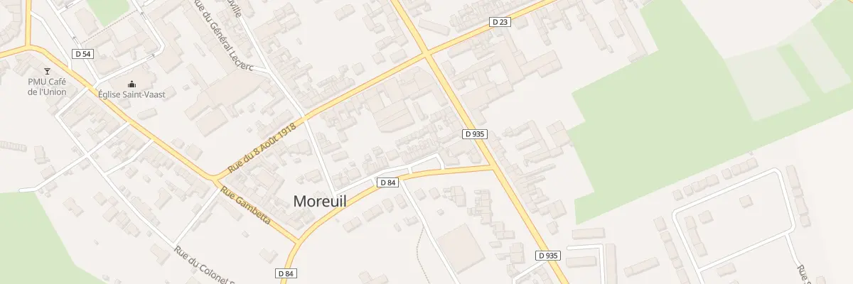 Plan du 18 Rue de Créqui à Moreuil