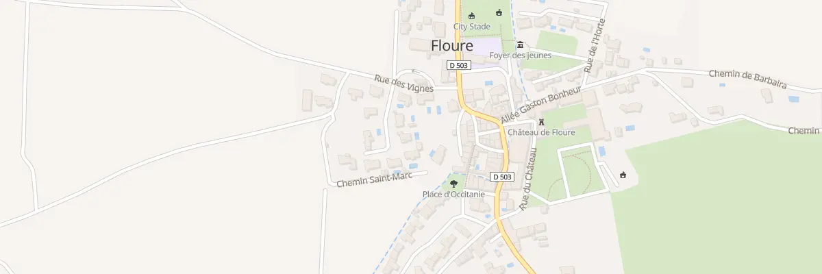 Plan du 5 Imp de la Treille à Floure