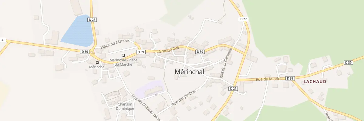 Plan du 3 Rue du Ciment à Mérinchal