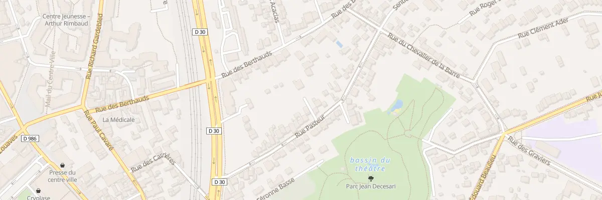 Plan du 31 Rue Pasteur à Rosny-sous-Bois