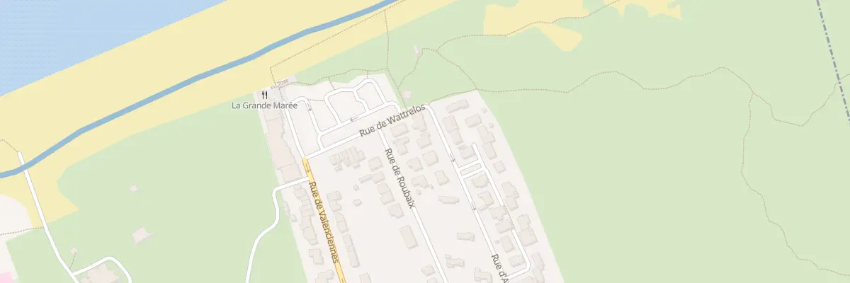 Plan du 7 Rue d’Avesnes à Zuydcoote
