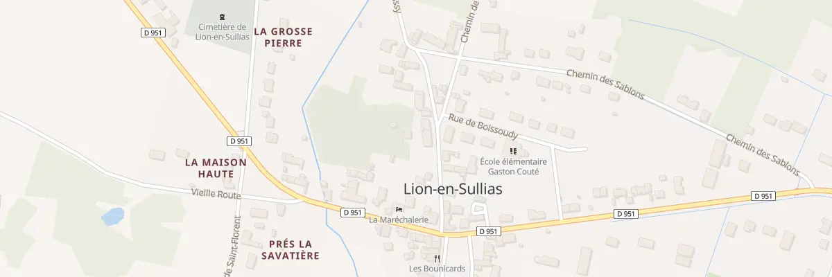 Plan du 3 Rte du Val à Lion-en-Sullias