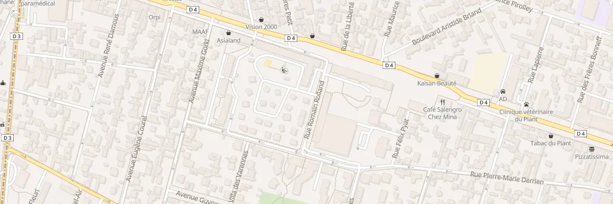 Plan du 4 Rue Romain Rolland à Champigny-sur-Marne