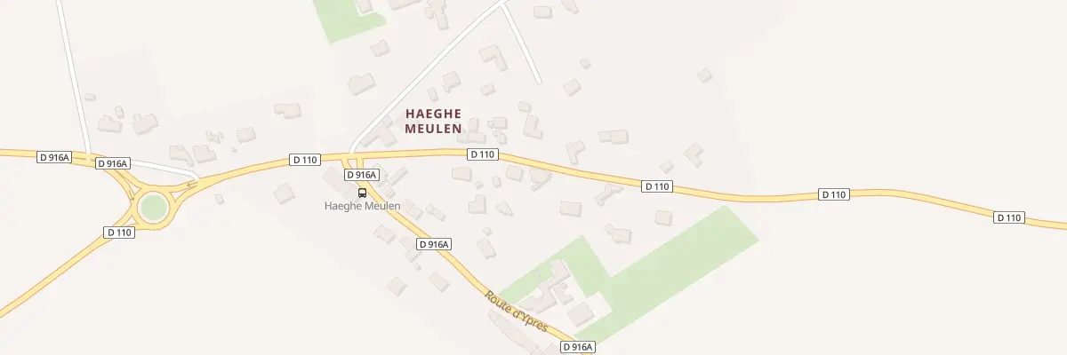 Plan du 1044 Rte d’Hondschoote Cd110 à Warhem