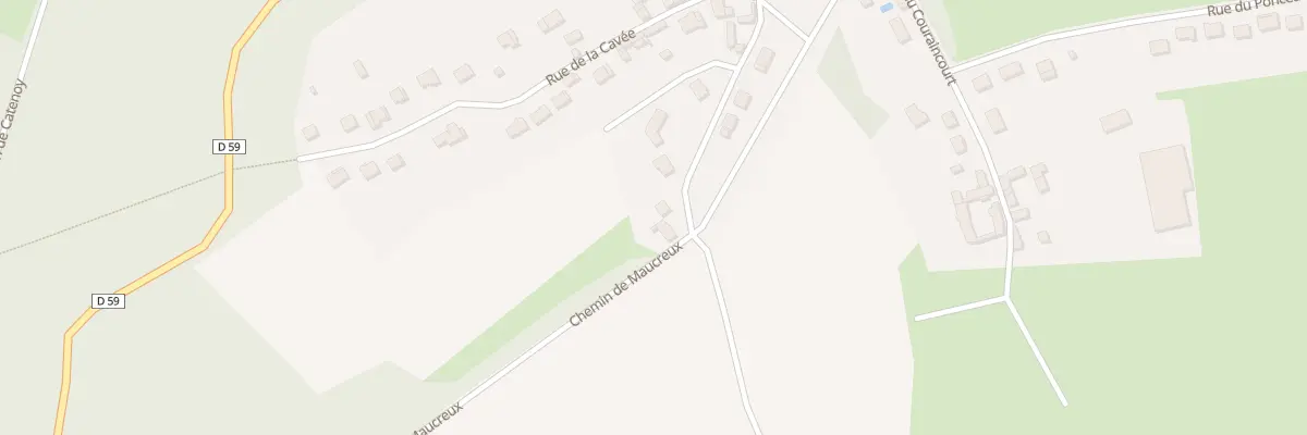 Plan du 8 Che de Maucreux à Verderonne