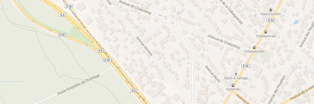 Plan du 22B Av Simone à Brunoy
