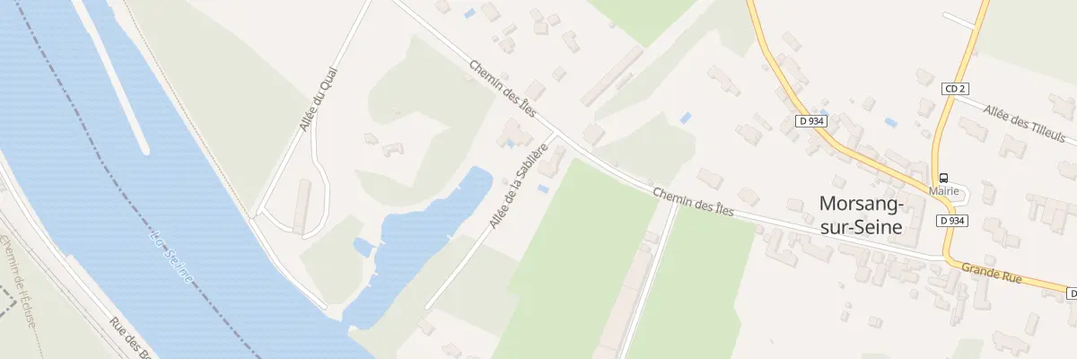 Plan du 39B Che des Iles (Cr N 6) à Morsang-sur-Seine