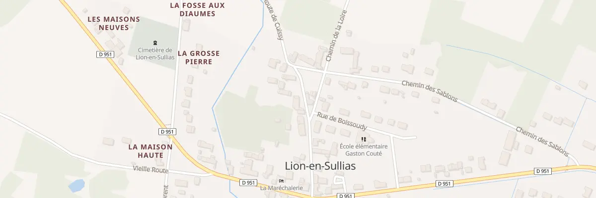 Plan du 7 Rte du Val à Lion-en-Sullias