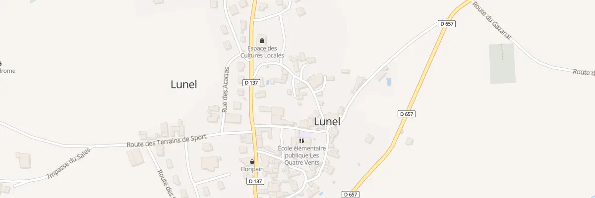 Plan du 5129 Lunel à Saint-Félix-de-Lunel