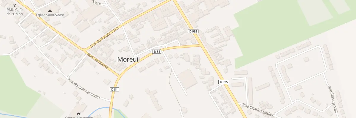 Plan du 23 Rue de Créqui à Moreuil