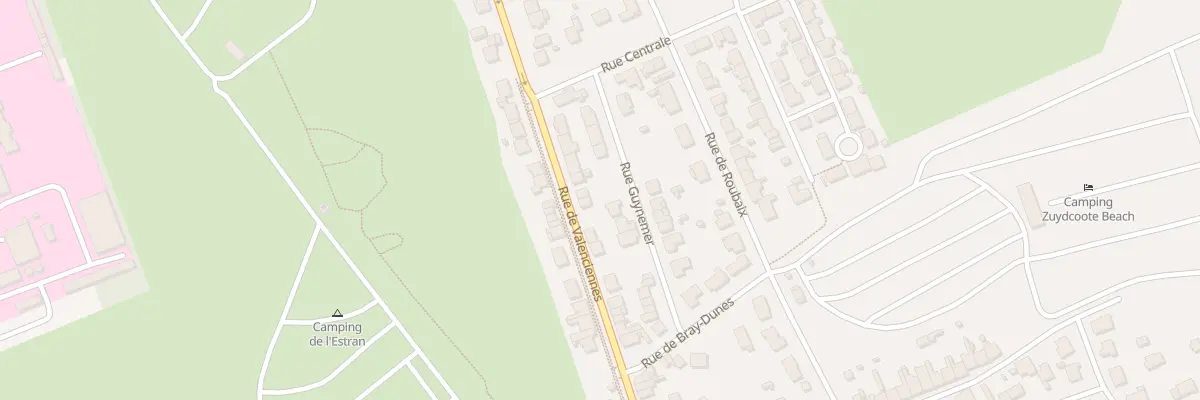 Plan du 58 Rue de Valenciennes à Zuydcoote