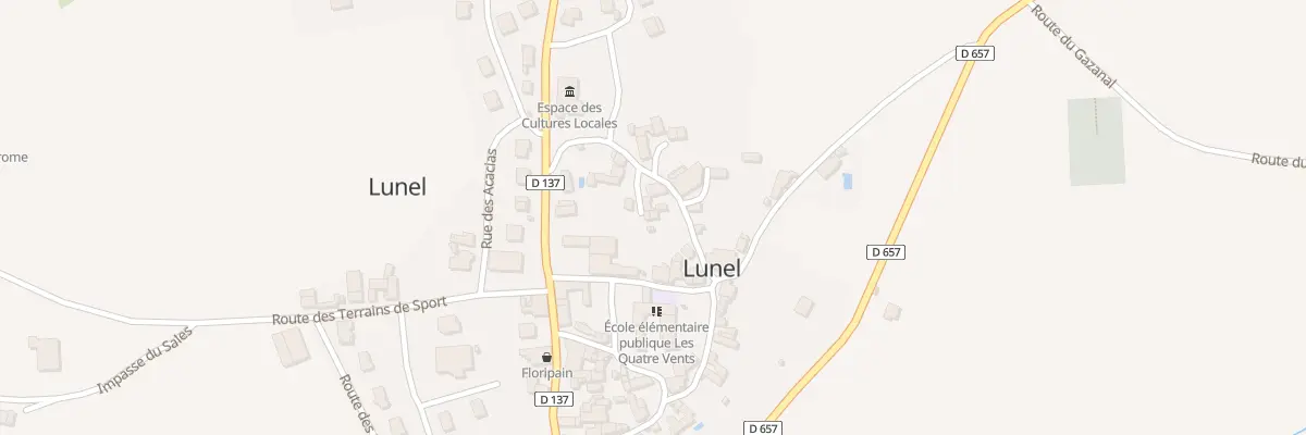 Plan du 5129A Lunel à Saint-Félix-de-Lunel