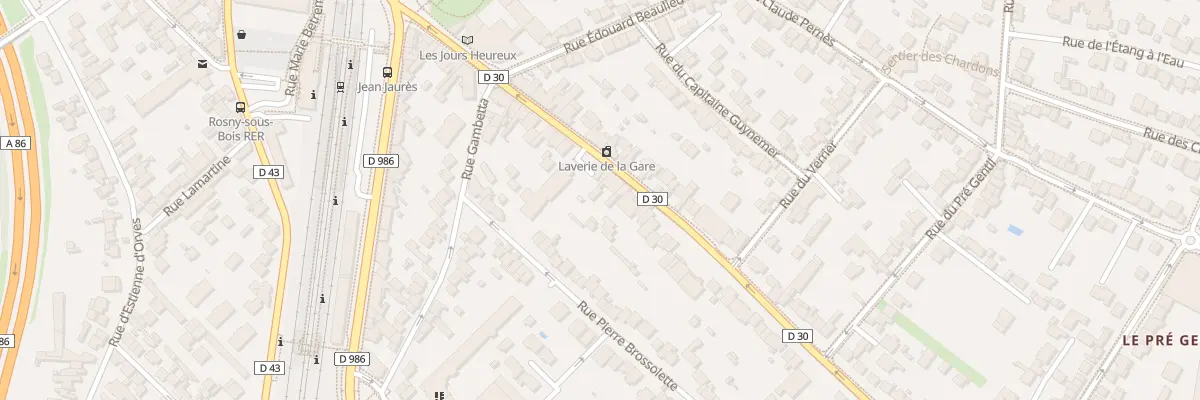 Plan du 44 Rue du Gen Leclerc à Rosny-sous-Bois