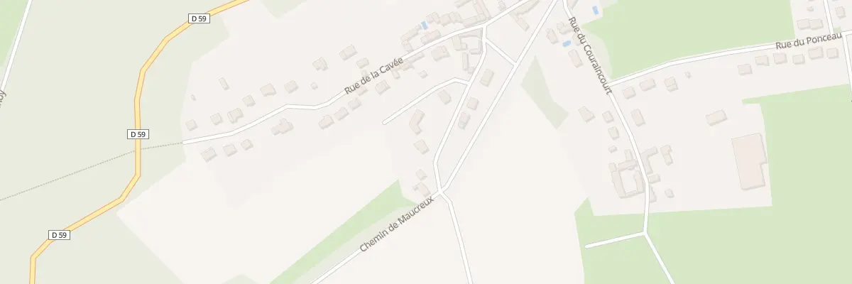 Plan du 6 Che de Maucreux à Verderonne