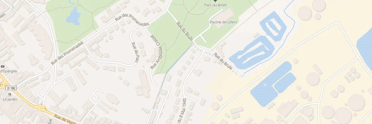 Plan du 38 Av du 8 Mai 1945 à Lillers