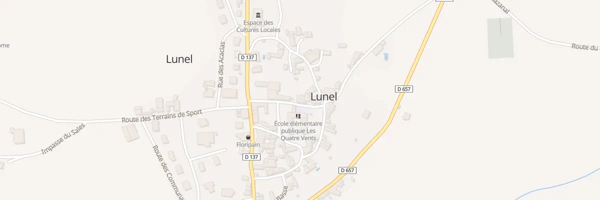 Plan du 5120 Lunel à Saint-Félix-de-Lunel