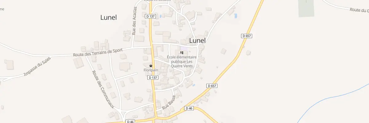 Plan du 5277 Lunel à Saint-Félix-de-Lunel