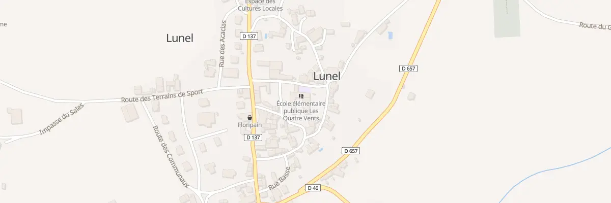 Plan du 5162 Lunel à Saint-Félix-de-Lunel