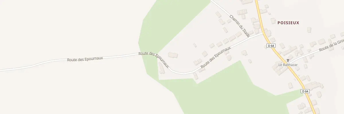Plan du 13 Rte des Epournaux à Saint-Georges-de-Poisieux