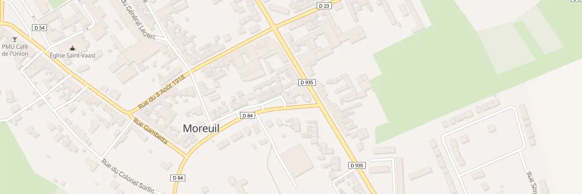 Plan du 21 Rue de Créqui à Moreuil