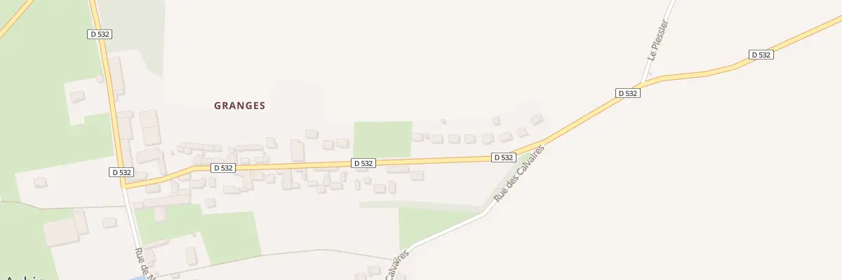 Plan du 25 Rue de Maimbeville à Saint-Aubin-sous-Erquery