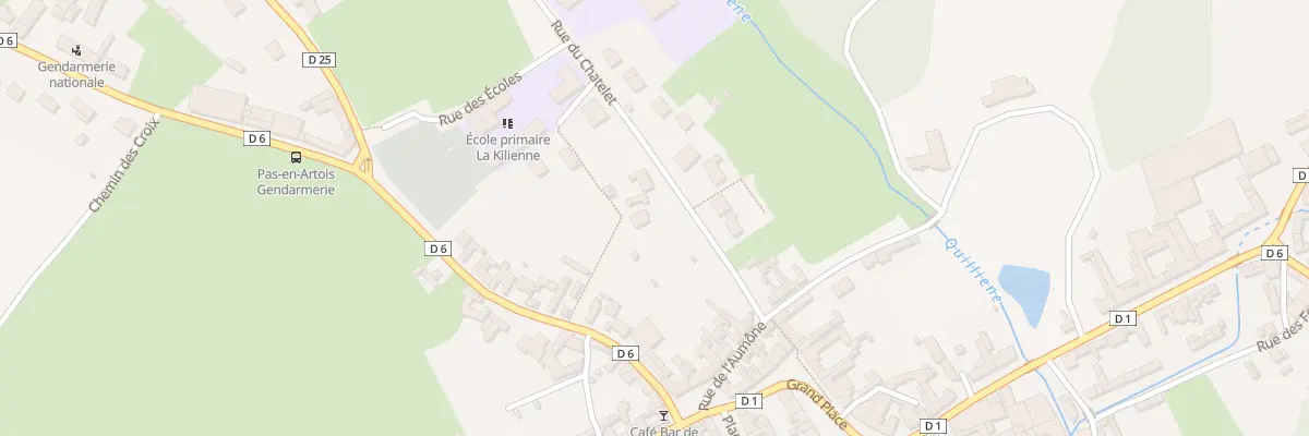 Plan du 3 Rue du Châtelet à Pas-en-Artois