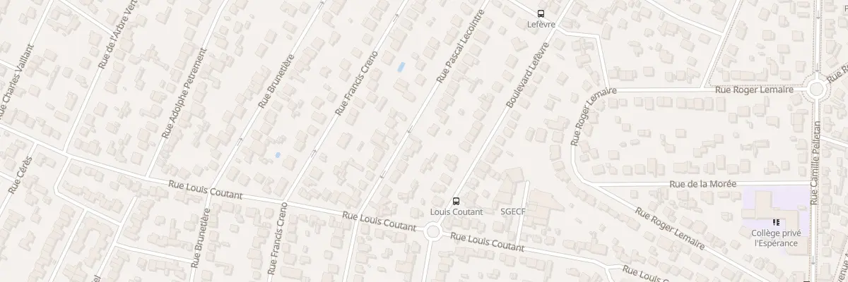 Plan du 62 Rue Pascal Lecointre à Aulnay-sous-Bois