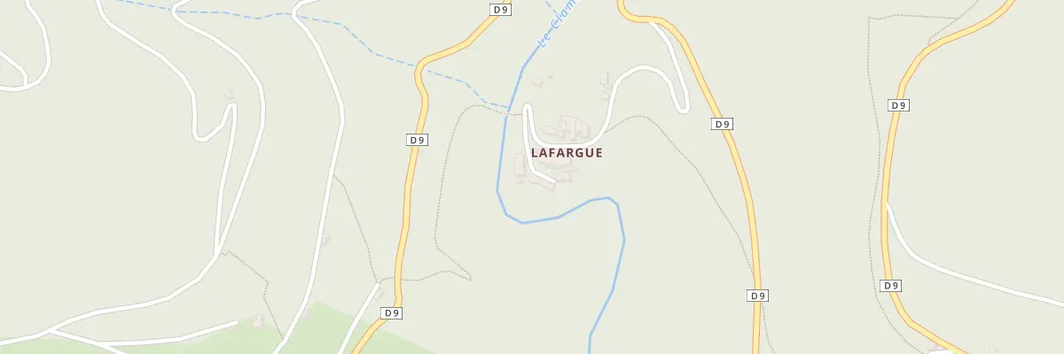 Plan du 85 Hameau de Lafargue à Castans