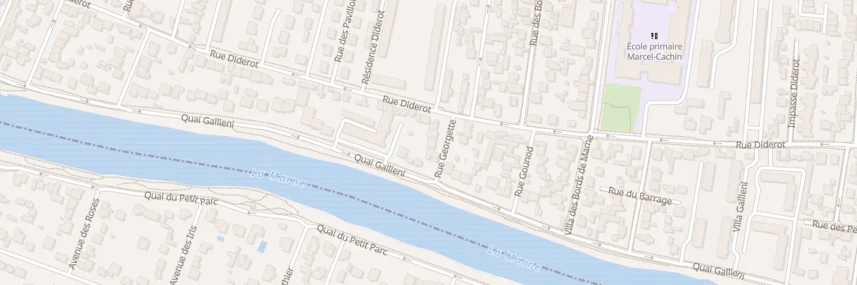 Plan du 3 Rue Georgette à Champigny-sur-Marne