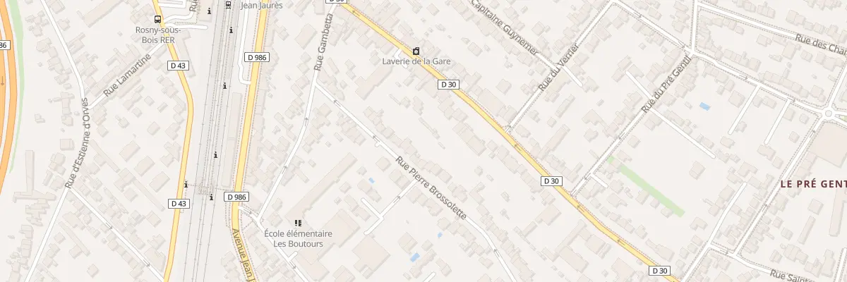 Plan du 17T Rue Pierre Brossolette à Rosny-sous-Bois