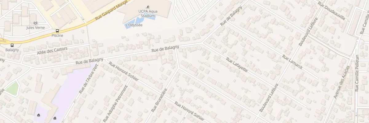 Plan du 42 Rue de Paradis à Aulnay-sous-Bois
