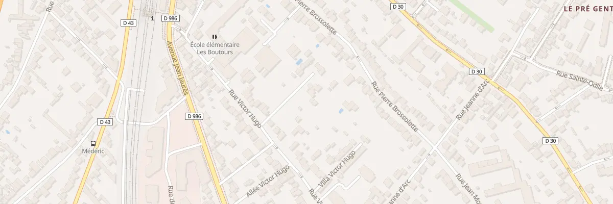 Plan du 61 Rue Victor Hugo à Rosny-sous-Bois