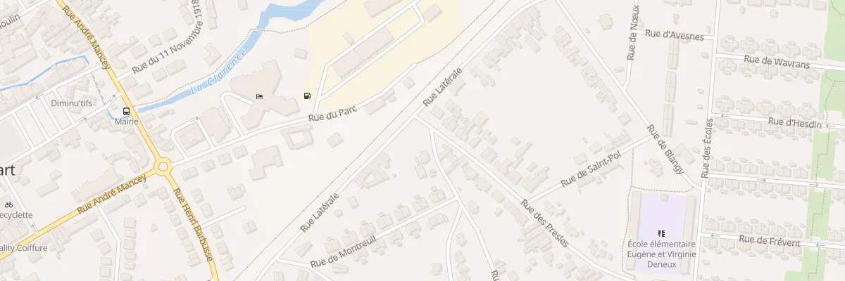 Plan du 2B Rue des Presles à Calonne-Ricouart