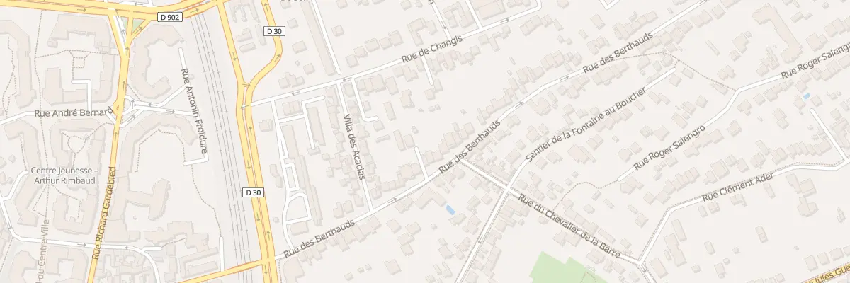 Plan du 49 Rue des Berthauds à Rosny-sous-Bois