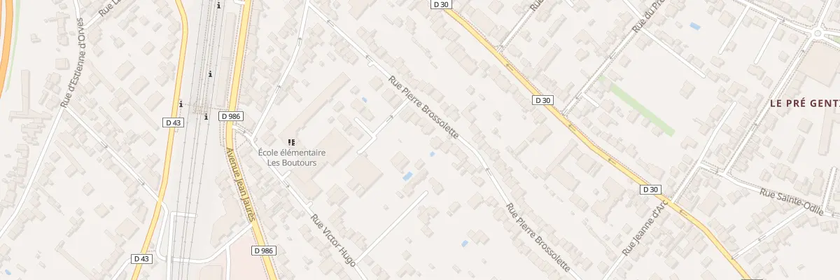 Plan du 34 Rue Pierre Brossolette à Rosny-sous-Bois
