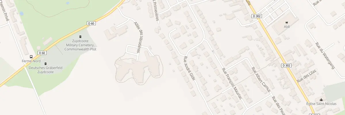 Plan du 3 Rue Martin Luther King à Zuydcoote