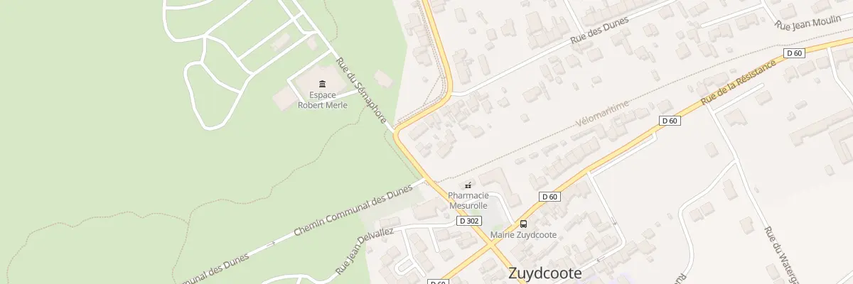 Plan du 6 Rue des Dunes à Zuydcoote