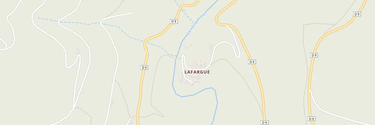 Plan du 87 Hameau de Lafargue à Castans