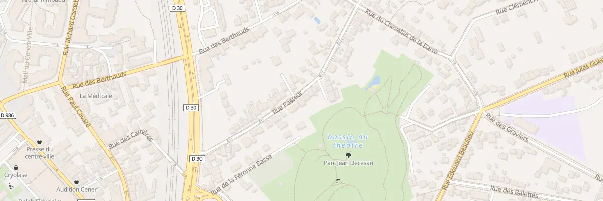 Plan du 18 Rue Pasteur à Rosny-sous-Bois