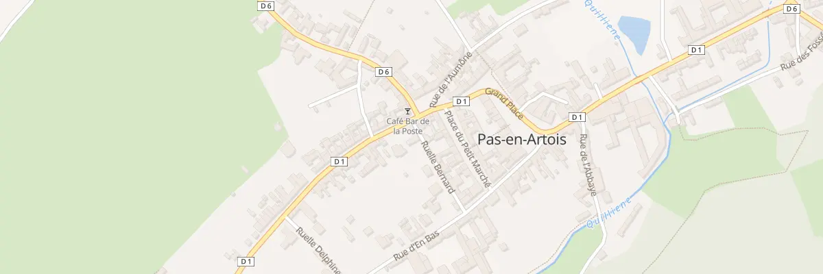 Plan du 1 Rue d’En Haut à Pas-en-Artois