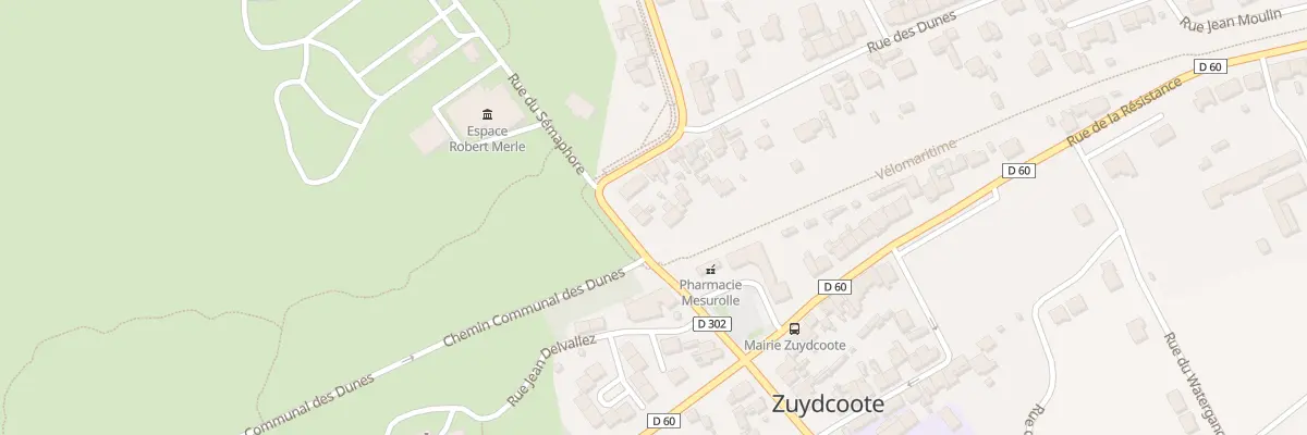 Plan du 4 Rue des Dunes à Zuydcoote