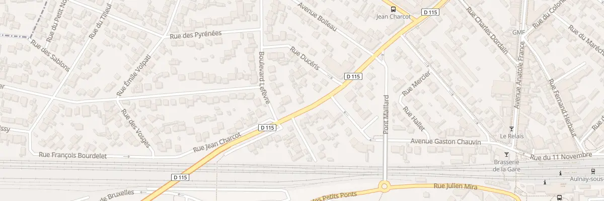 Plan du 52 Rue Jean Charcot à Aulnay-sous-Bois