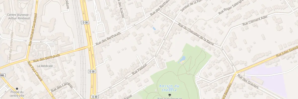 Plan du 43Q Rue Pasteur à Rosny-sous-Bois