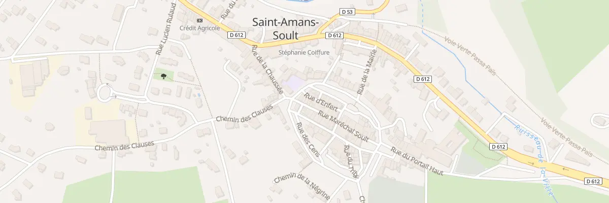 Plan du 14 Rue Denfert à Saint-Amans-Soult