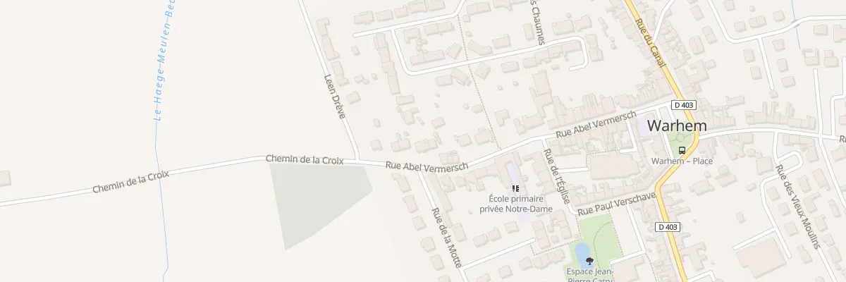 Plan du 42 Rue Abel Vermersch à Warhem