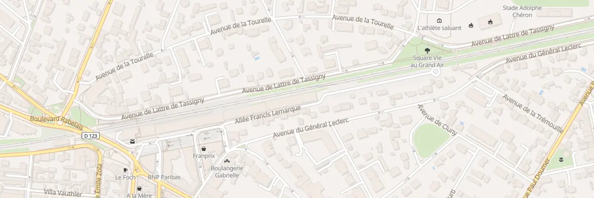 Plan du 11 All Francis Lemarque à Saint-Maur-des-Fossés