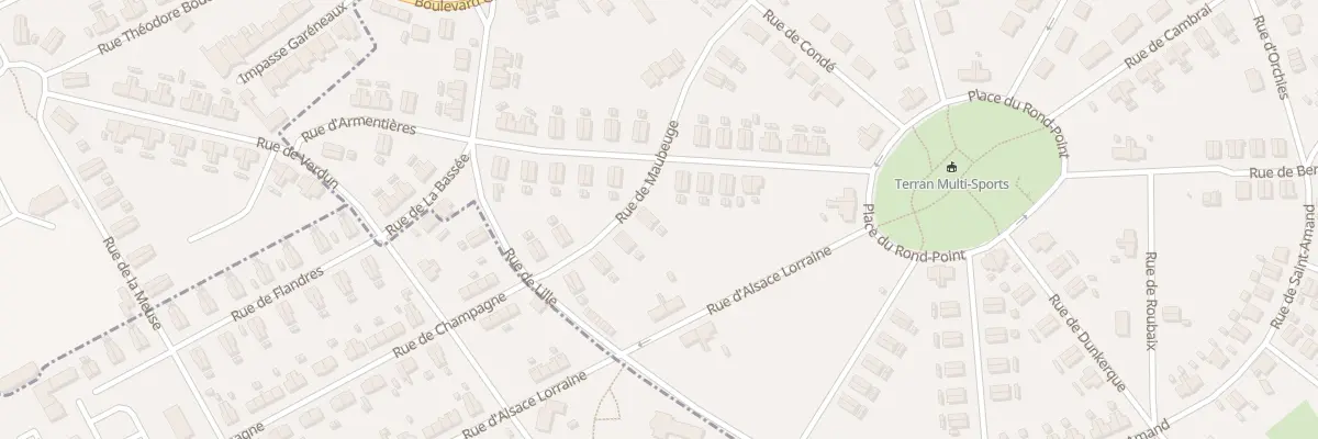 Plan du 34 Rue de Maubeuge à Marles-les-Mines