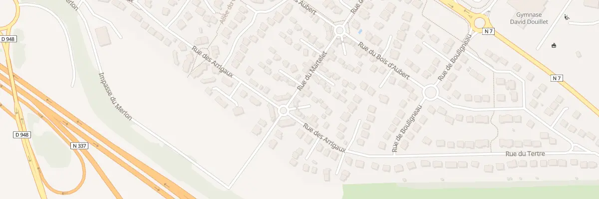 Plan du 46 Rue des Arrigaux au Coudray-Montceaux