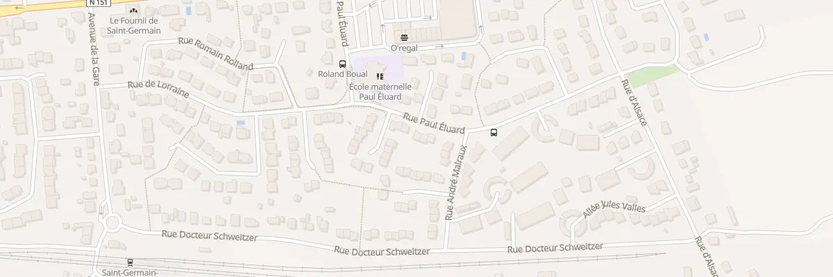 Plan du 16 Rue Paul Eluard à Saint-Germain-du-Puy