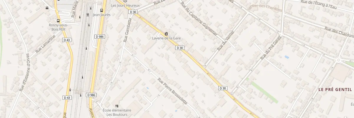 Plan du 52 Rue du Gen Leclerc à Rosny-sous-Bois